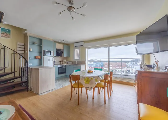 Un Balcon Sur Le Port - Place De Parking Daire Courseulles-sur-Mer